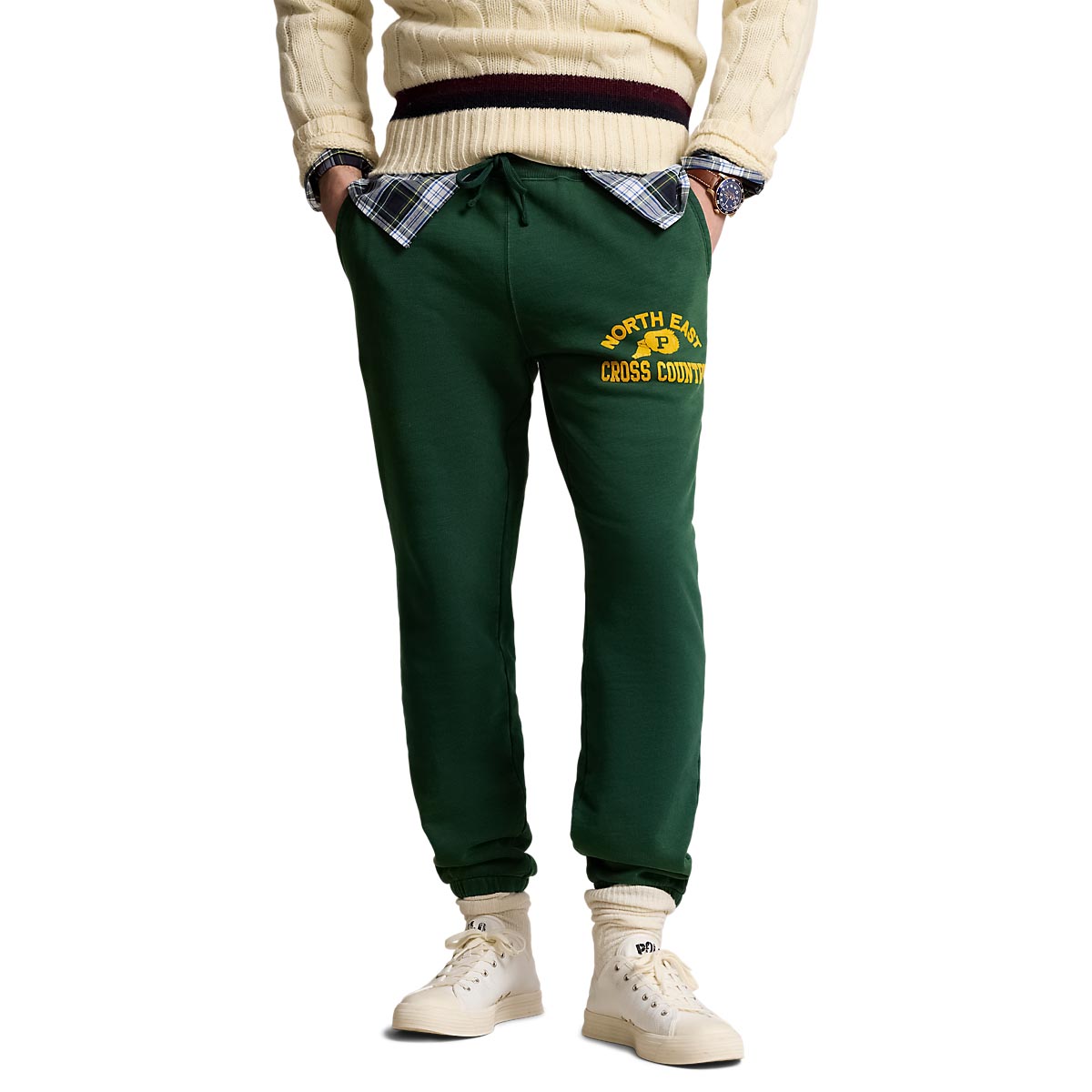 Polo Ralph Lauren Garment-Dyed Fleece Graphic Sweatpant